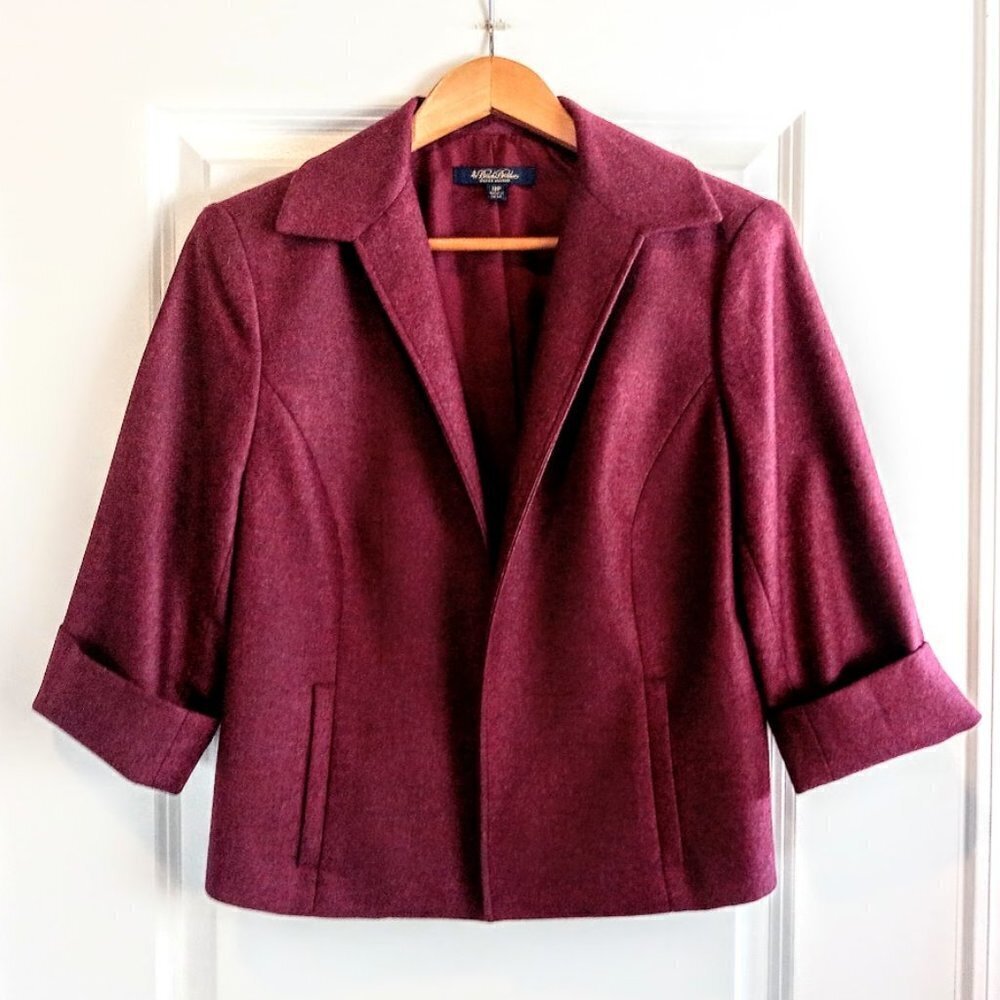 Brooks Brothers Burgundy Blazer
